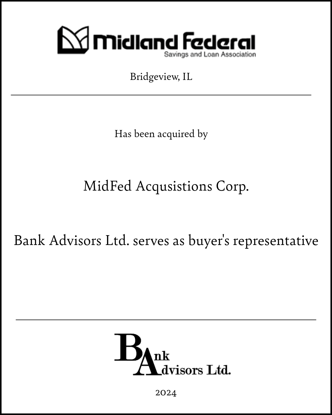 Midland States Bancorp Transaction
