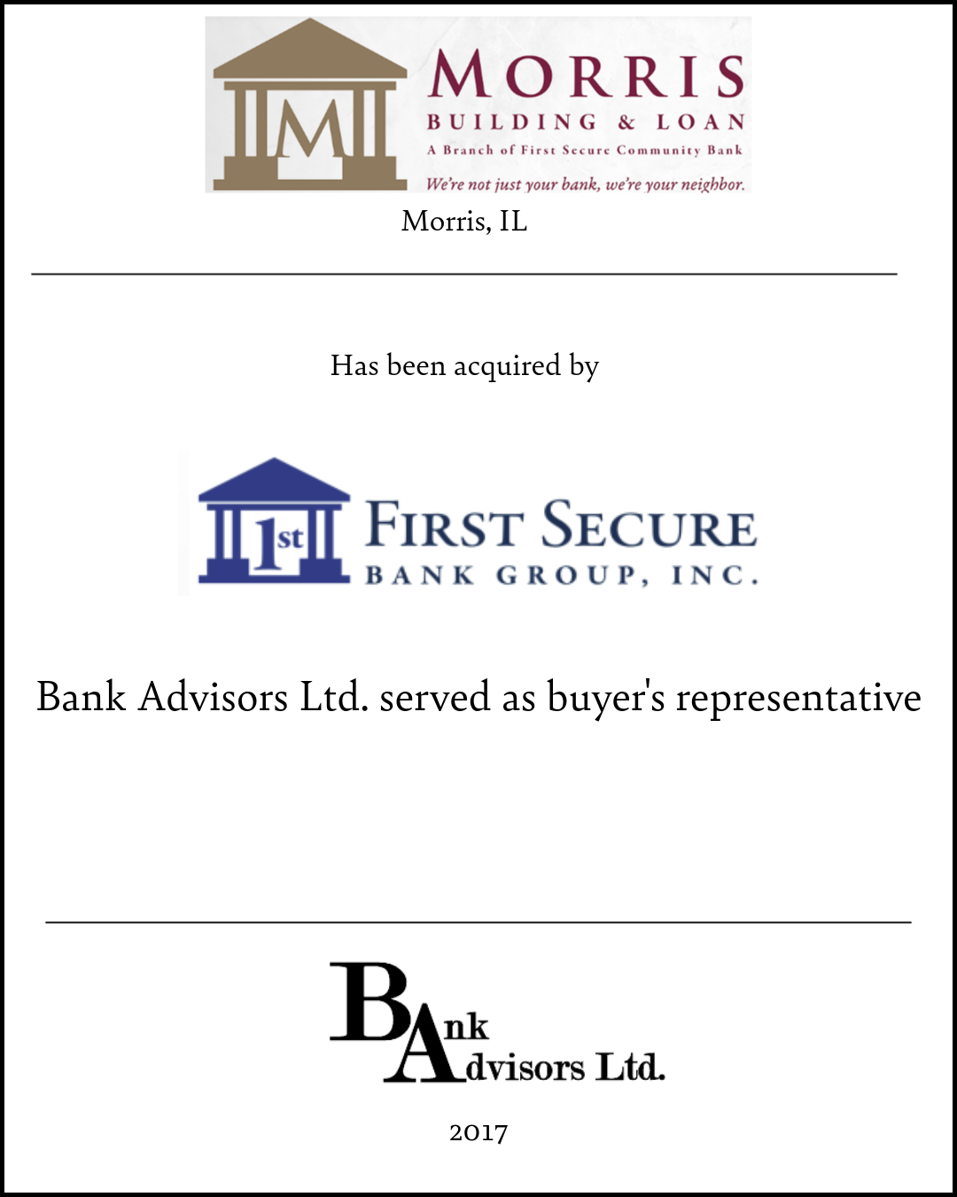 Morris Transaction 2017